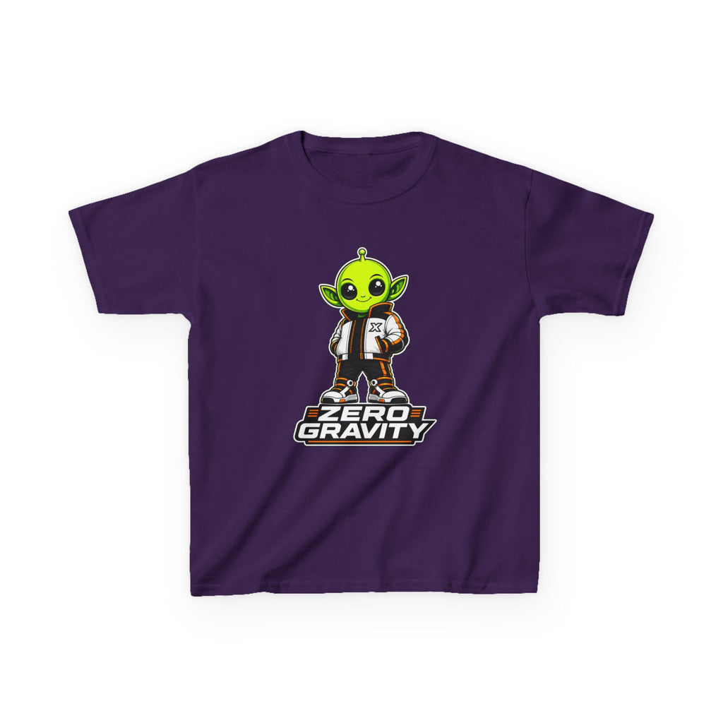 Kids Space T-Shirt — 'Zero Gravity' Cute Alien Graphic Tee