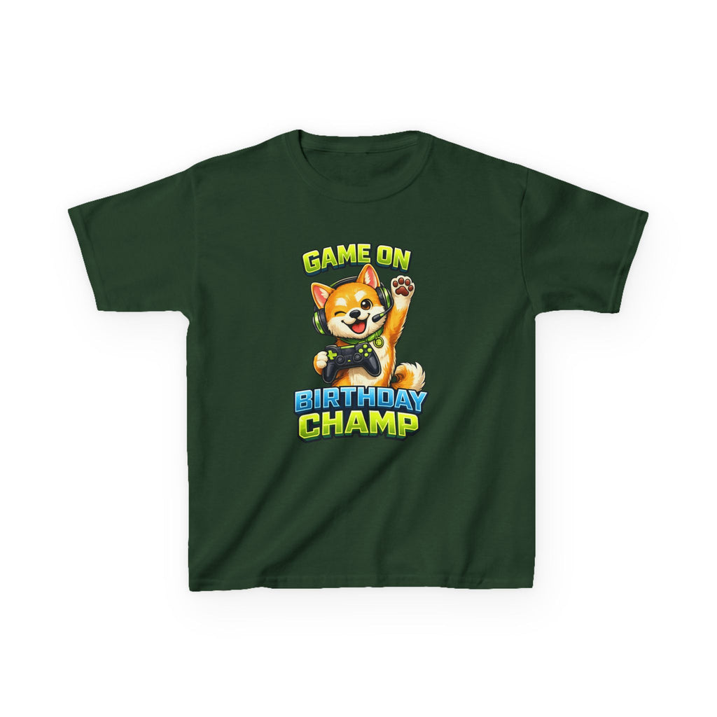 Kids Birthday Gamer T-Shirt – Game On Graphic Tee