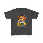 Kids Preschool T-Shirt — 'Straight Outta Preschool' Teddy Graduation Graphic Tee