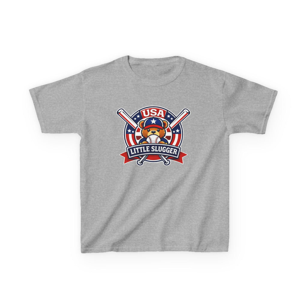 Kids Baseball T-Shirt — 'Little Slugger' USA Baseball Graphic Tee