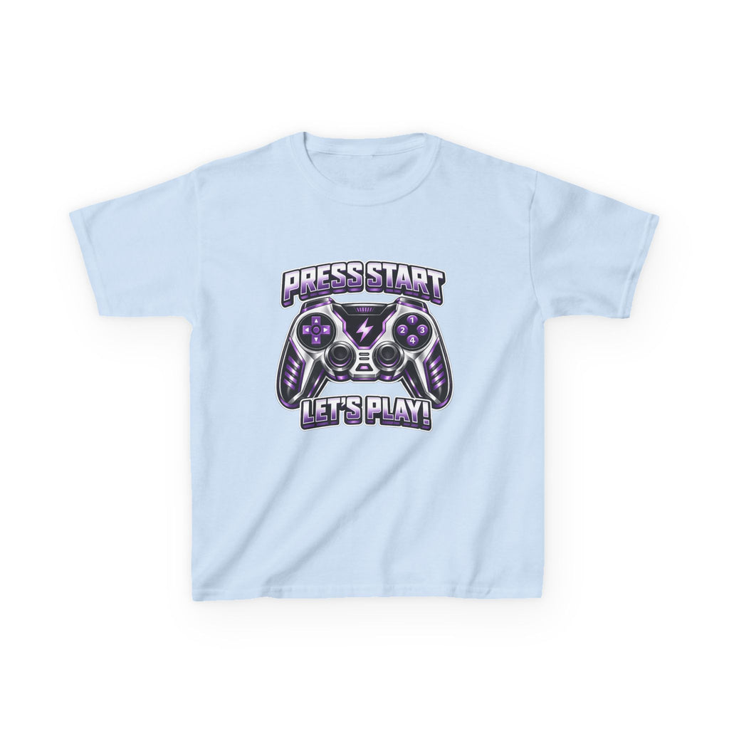 Kids Gaming T-Shirt — 'Press Start: Let’s Play!' Gaming Graphic Tee