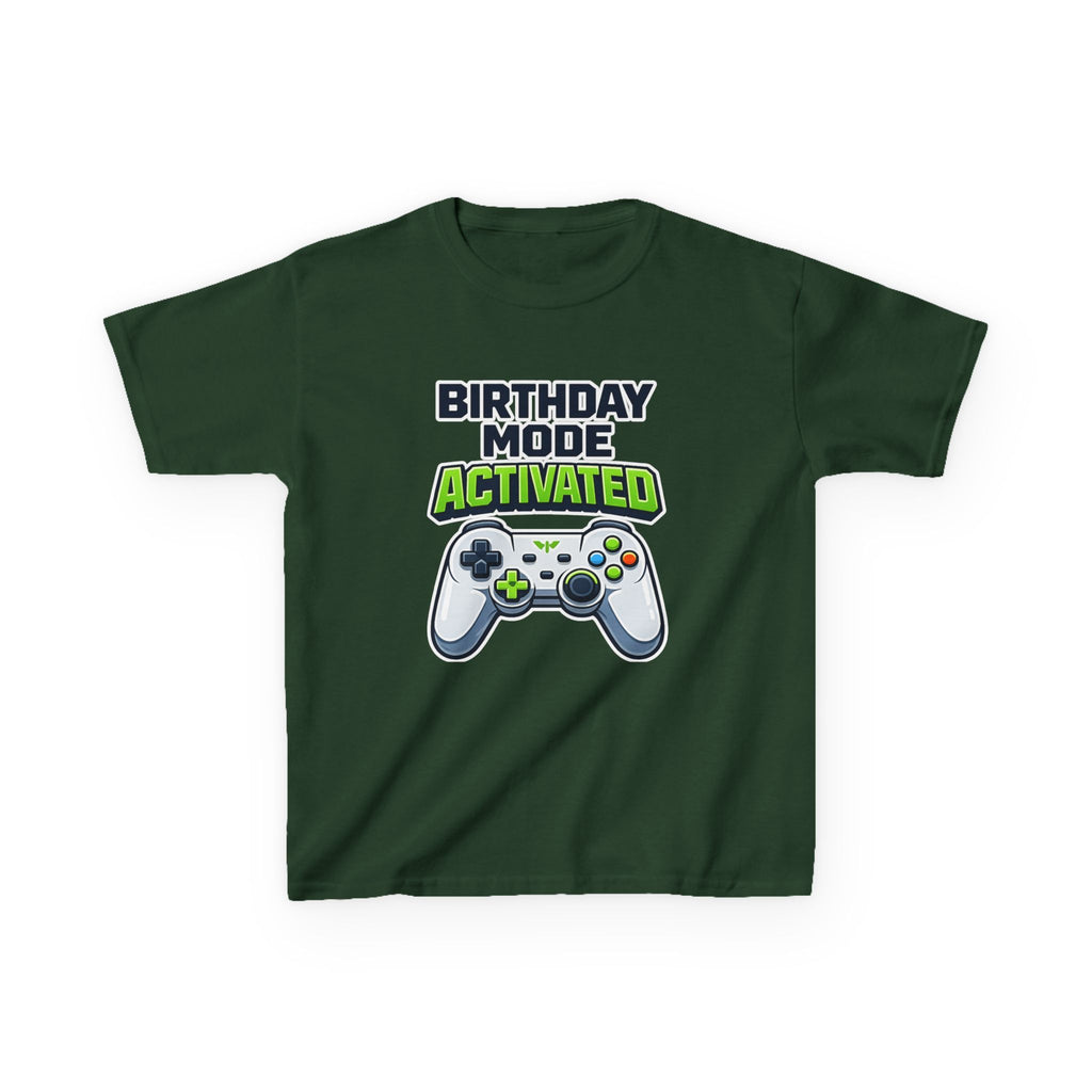 Kids Birthday Gamer T-Shirt – Birthday Mode Graphic Tee