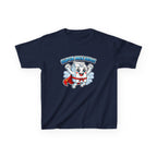Kids Food T-Shirt — 'Super Milk Hero' Cartoon Cape Graphic Tee