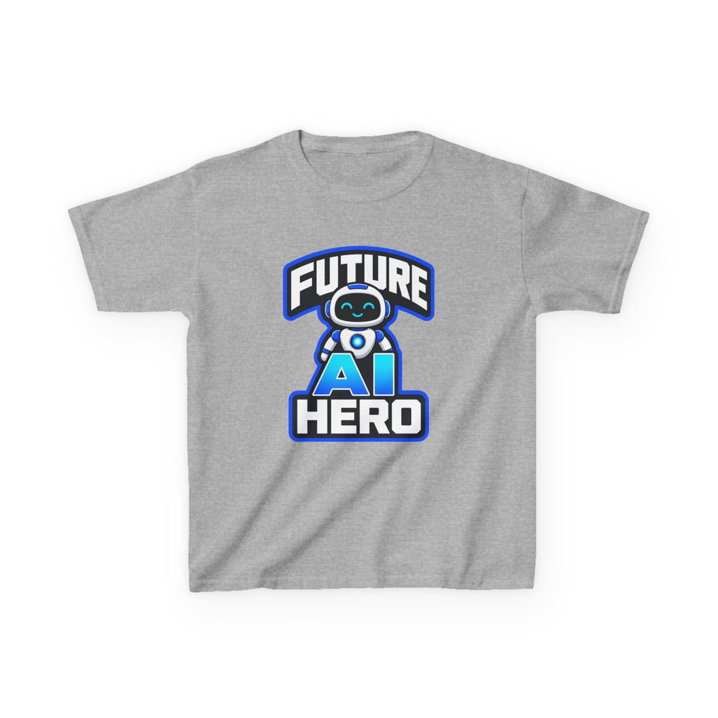 Kids Robot T-Shirt — 'Future AI Hero' STEM Graphic Tee