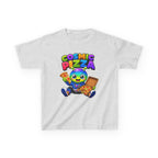 Kids Cosmic Pizza T-Shirt — 'Cosmic Pizza' Cute Alien Eating Pizza Graphic Tee