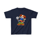 Kids Soccer T-Shirt — 'Goal Getter' Cute Puppy Soccer Graphic Tee