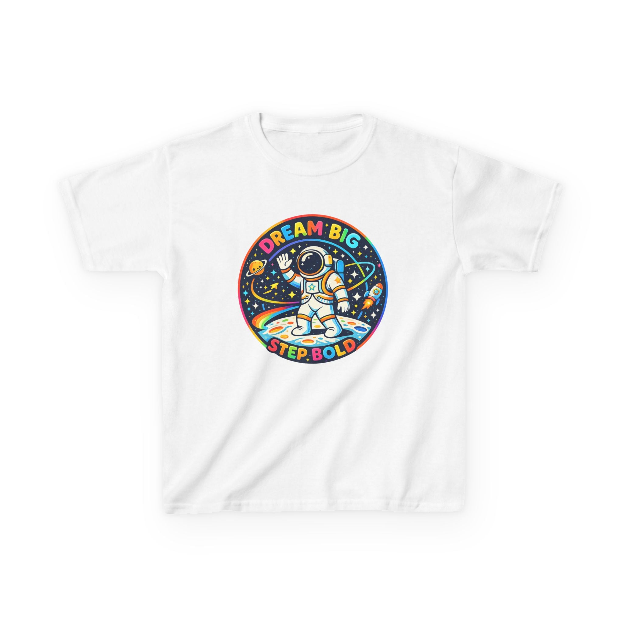 Cartoon Astronaut - Kids T Shirt