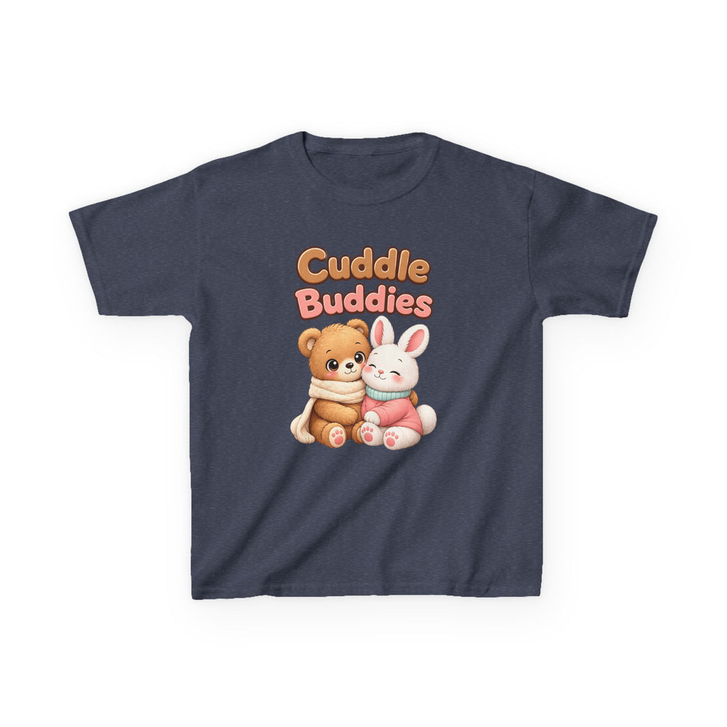 Kids Animal T-Shirt – Cuddle Buddies Bear & Bunny Graphic Tee