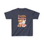 Kids Animal T-Shirt – Cuddle Buddies Bear & Bunny Graphic Tee