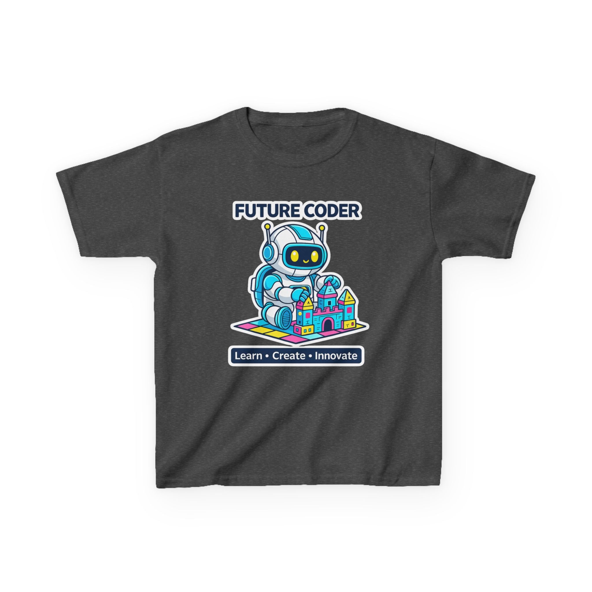 Kids Coding T-Shirt – Future Coder Robot Graphic Tee 2