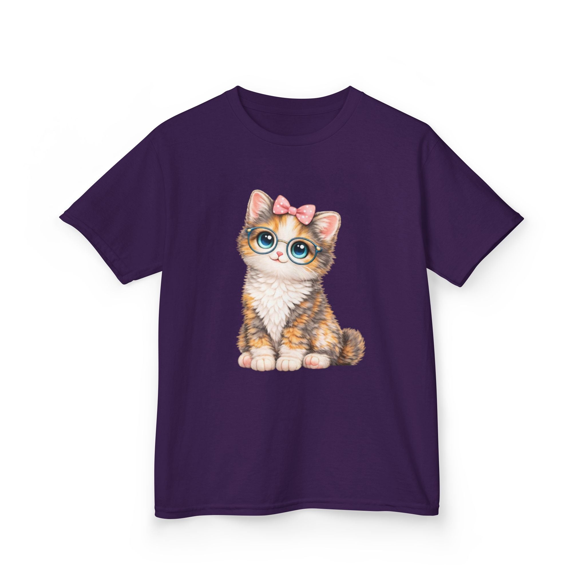 Kids Cat T-Shirt – Big-Eyed Kitten Graphic Tee