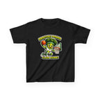 Kids Broccoli T-Shirt — 'Broccoli Power Slam Dunk!' Basketball Veggie Graphic Tee