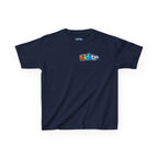 Kidxtr™ Kids Logo T-Shirt — 'Born Bold' Rainbow Wordmark Graphic Tee