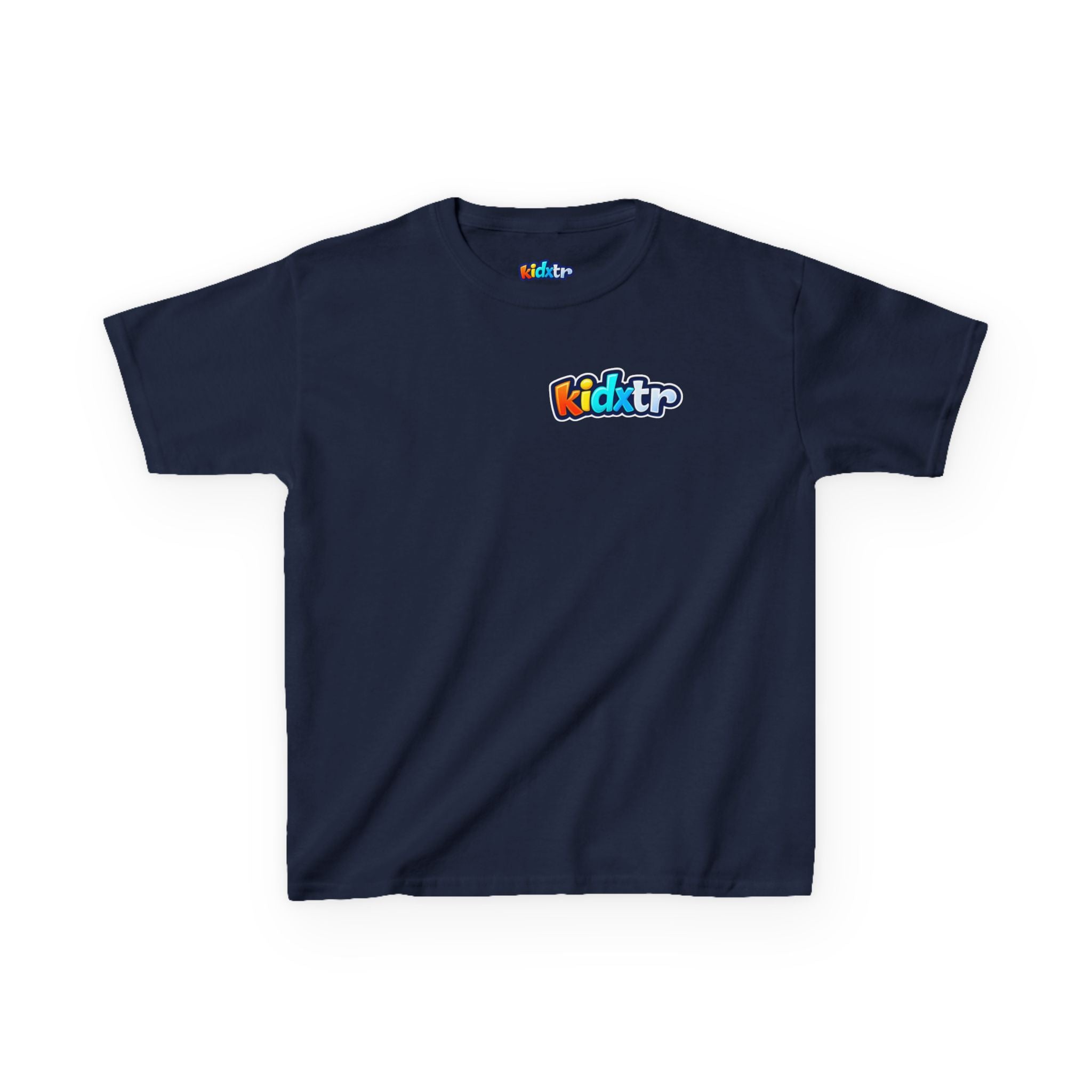 Kidxtr™ Kids Logo T-Shirt — 'Born Bold' Rainbow Wordmark Graphic Tee