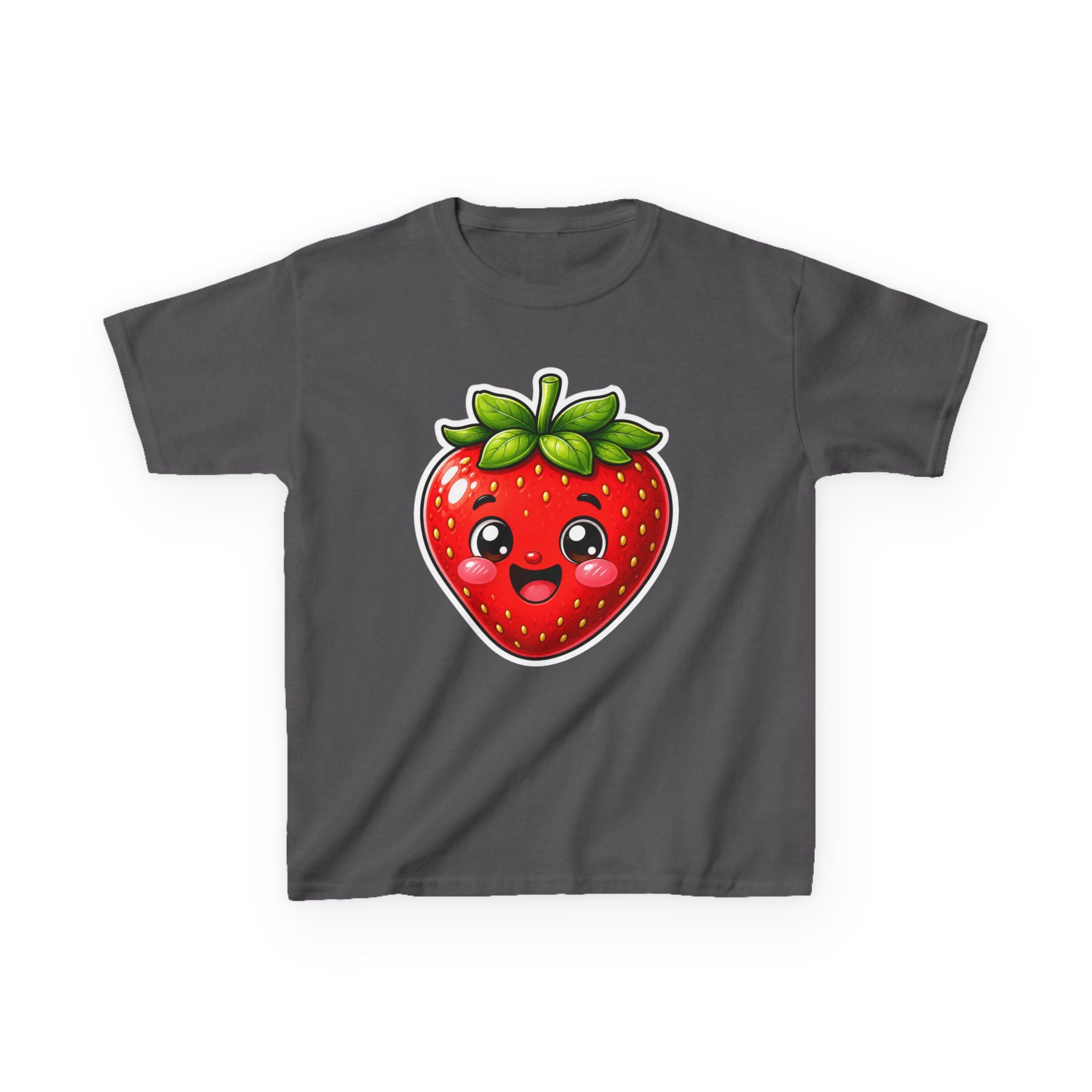 Kids Strawberry T-Shirt — 'So Sweet' Kawaii Fruit Graphic Tee