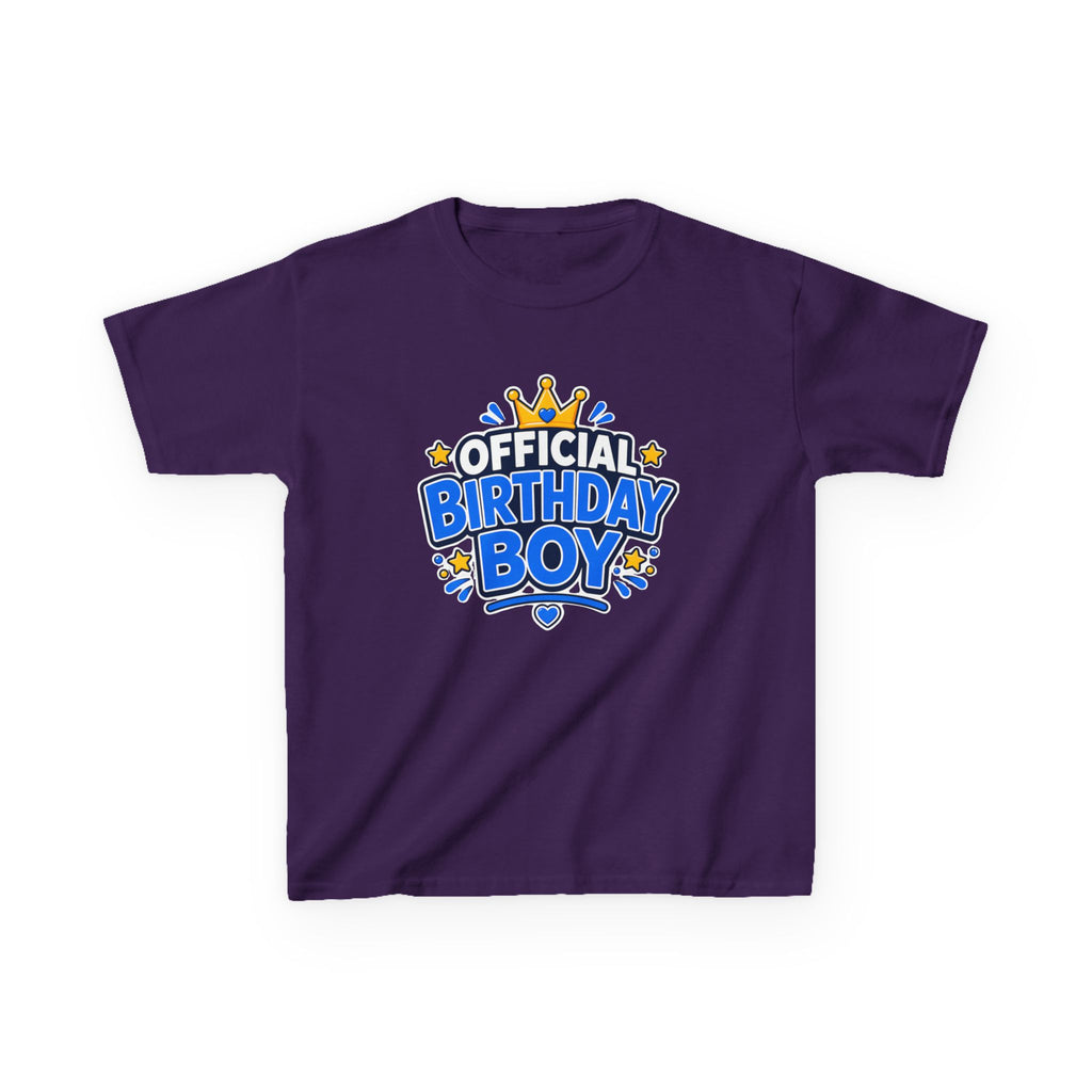 Kids Birthday T-Shirt – Official Birthday Boy Graphic Tee