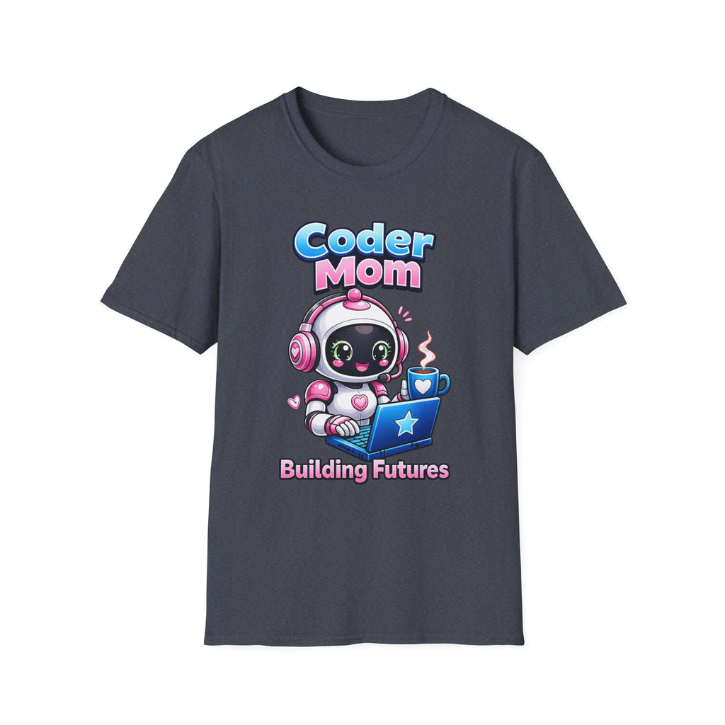 Mom Coding Robot T-Shirt – Support Crew Graphic Tee