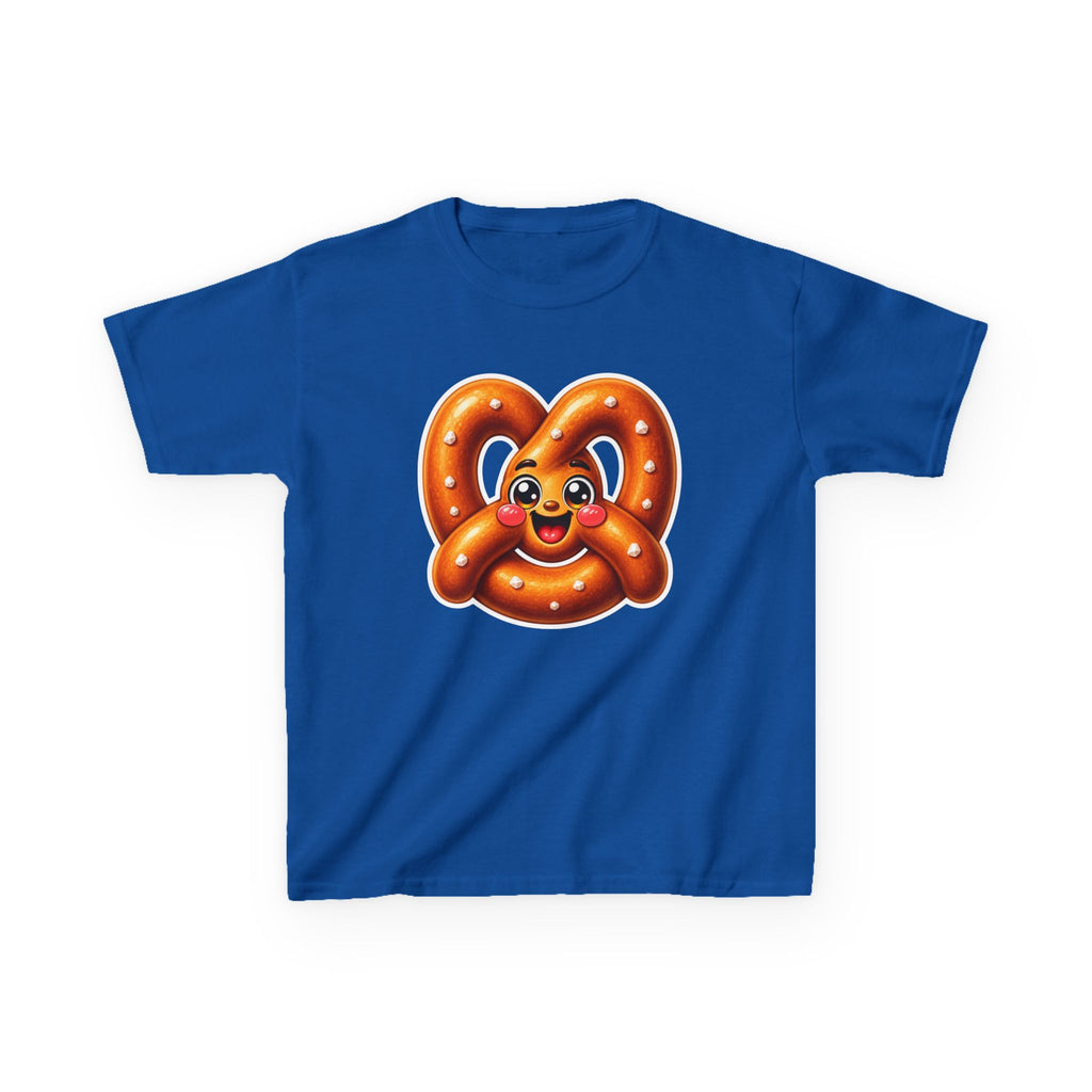 Kids Pretzel T-Shirt — 'Twisted & Tasty' Cute Smiling Snack Graphic Tee