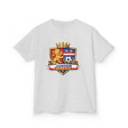 Kids Soccer T-Shirt — 'Junior Soccer Club' Crest Graphic Tee