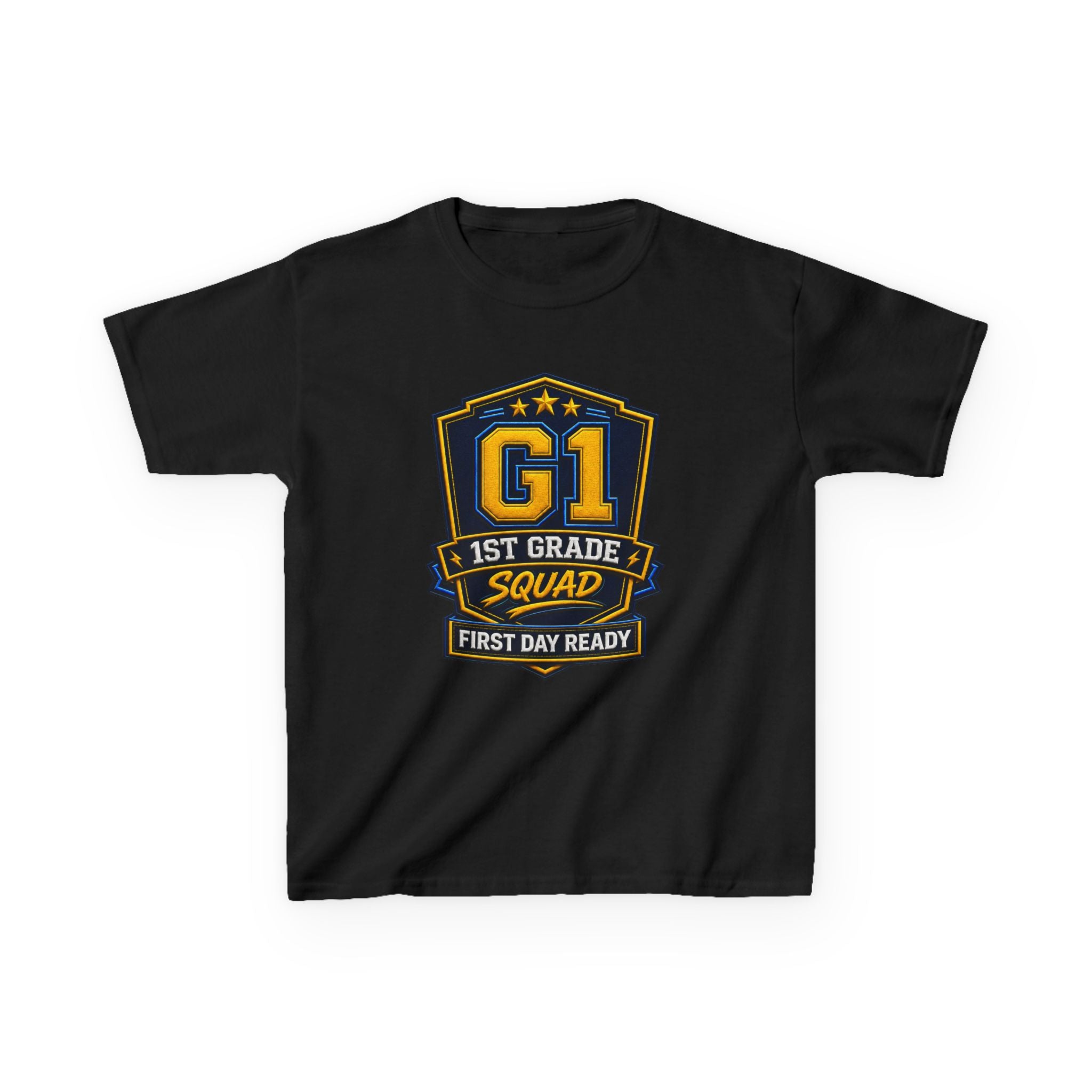 Kids 1st Grade T-Shirt — 'G1 First Day Ready' Back-to-School Graphic Tee