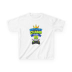 Kids Birthday T-Shirt — 'Birthday Champ' Level 10 Unlocked Gamer Graphic Tee