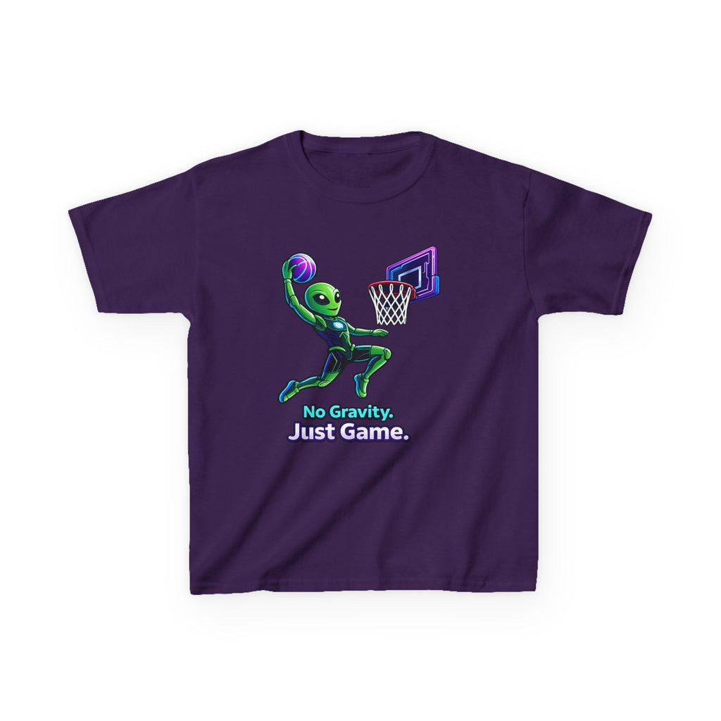 Kids Basketball Alien T-Shirt – Cosmic Court Graphic Tee