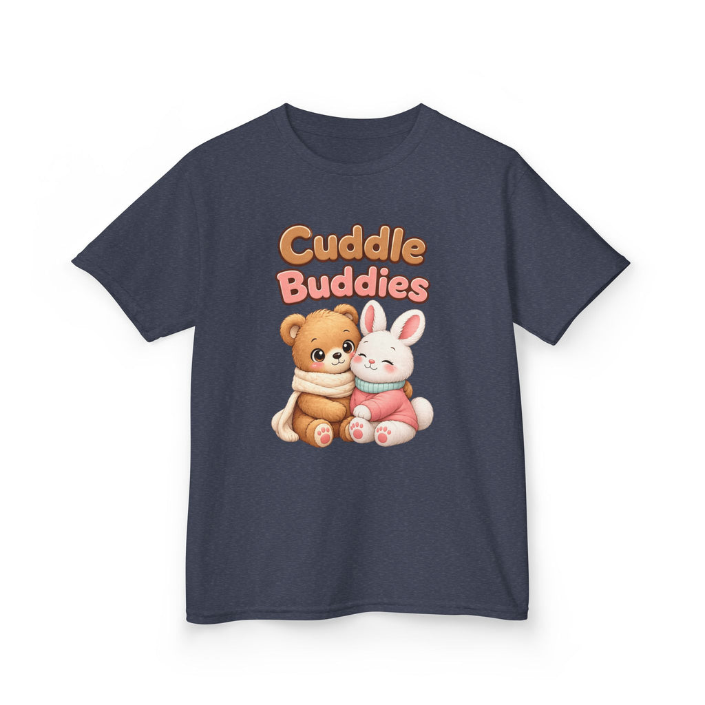Kids Animal T-Shirt – Cuddle Buddies Bear & Bunny Graphic Tee