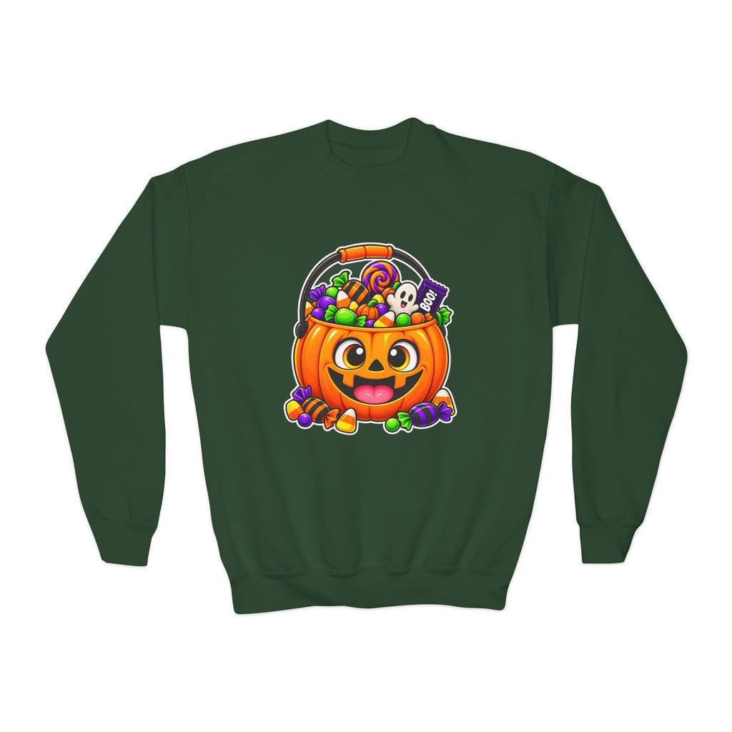 Kidxtr™ Kids Pumpkin Sweatshirt — 'Spooky Season' Halloween Graphic Crewneck