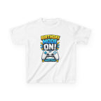Kids Birthday T-Shirt — 'Birthday Mode On' Gamer Controller Graphic Tee