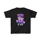 Kids Fox T-Shirt — 'Learning Together' Purple Fox Friends Graphic Tee