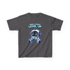 Kids Gaming T-Shirt – Small Genius Level Up Graphic Tee