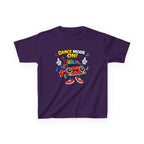 Kids Dance T-Shirt — 'Dance Mode On!' Cartoon Boombox Car Graphic Tee