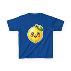 Kids Lemon T-Shirt — 'Stay Zesty' Cute Smiling Lemon Fruit Graphic Tee