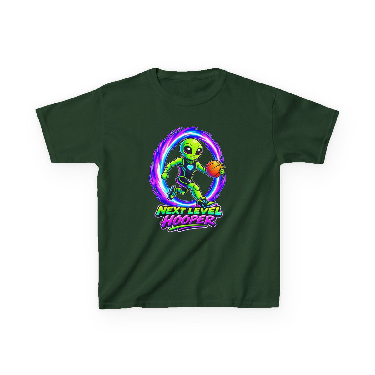 Kidxtr™ Kids Basketball T-Shirt — 'Next Level Hooper' Graphic Tee