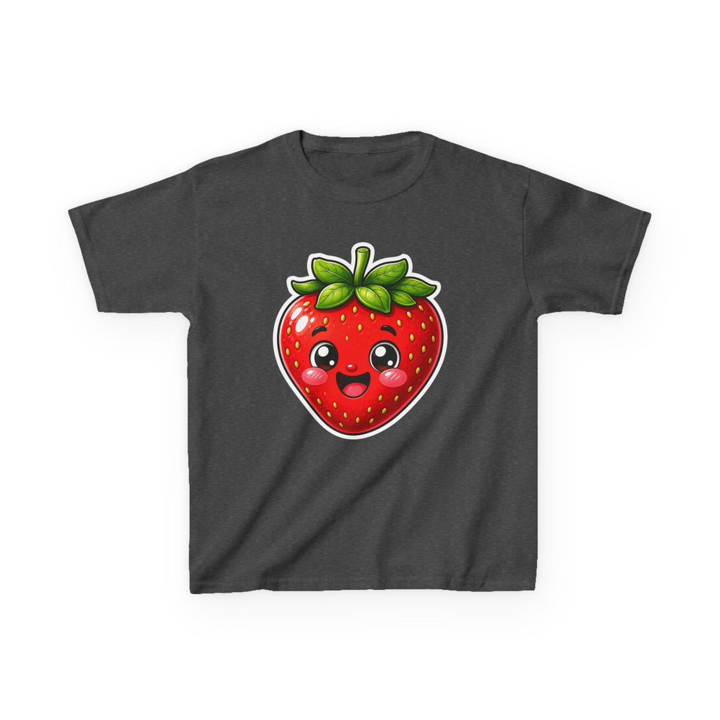 Kids Strawberry T-Shirt — 'So Sweet' Kawaii Fruit Graphic Tee