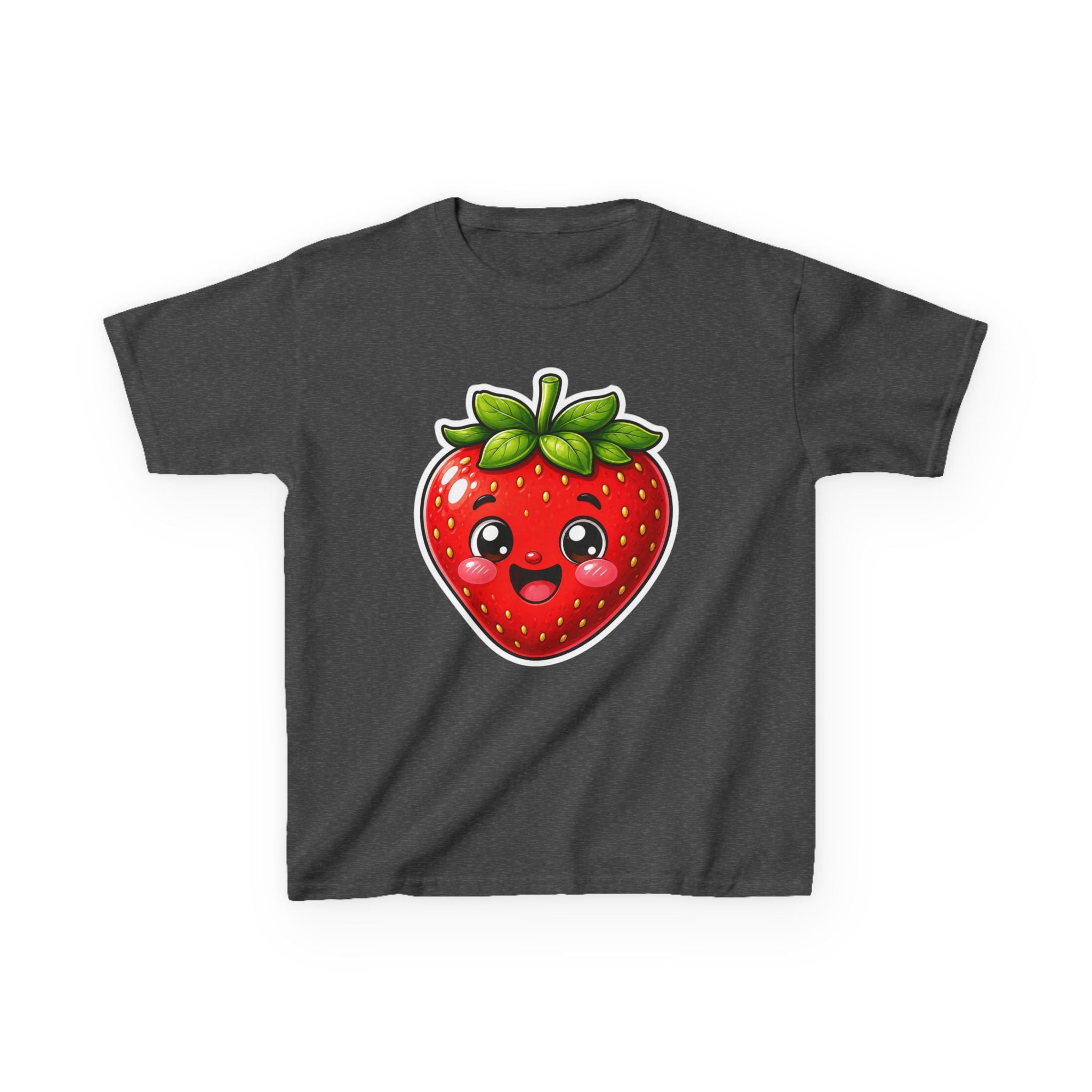 Kids Strawberry T-Shirt — 'So Sweet' Kawaii Fruit Graphic Tee