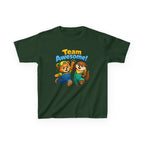 Kids Teamwork T-Shirt — 'Team Awesome!' High-Five Bear & Otter Graphic Tee