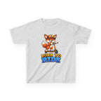 Kids Fox T-Shirt — 'Born to Ride' Cute Fox on Scooter Graphic Tee