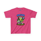 Kidxtr™ Kids Soccer T-Shirt — 'Too Fast for Earth' Alien Soccer Graphic Tee