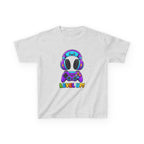 Kids Gaming T-Shirt — 'Level Up!' Colorful Controller & Headset Graphic Tee