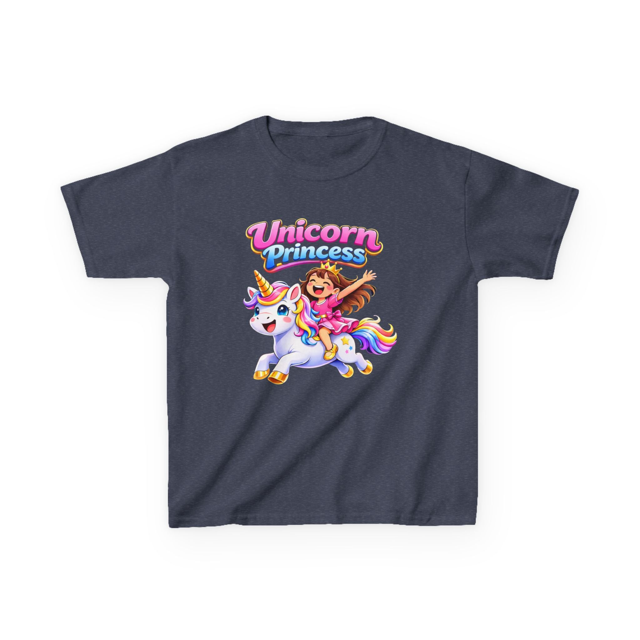 Kids Unicorn T-Shirt – Princess Graphic Tee