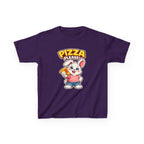 Kids Bunny T-Shirt — 'Pizza Please!' Cartoon Graphic Tee