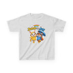 Kids Raincoat Animals T-Shirt — 'Jump for Joy' Cute Rainbow Graphic Tee