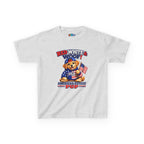 Kidxtr™ Kids Patriotic T-Shirt — 'Red White & Woof!' USA Dog Graphic Tee