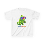 Kids Gaming T-Shirt — 'Level Up Fun!' Chameleon Gamer Graphic Tee