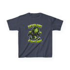 Kids Gamer T-Shirt — 'Level Up! Game On!' Arcade Graphic Tee