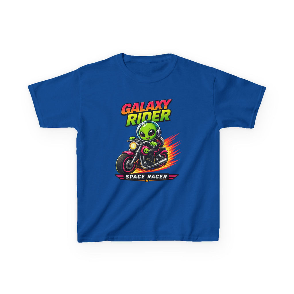 Alien Motorcycle - Kids T Shirt