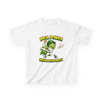 Kids Baseball T-Shirt — 'Pea Power Home Run Hero' Graphic Tee
