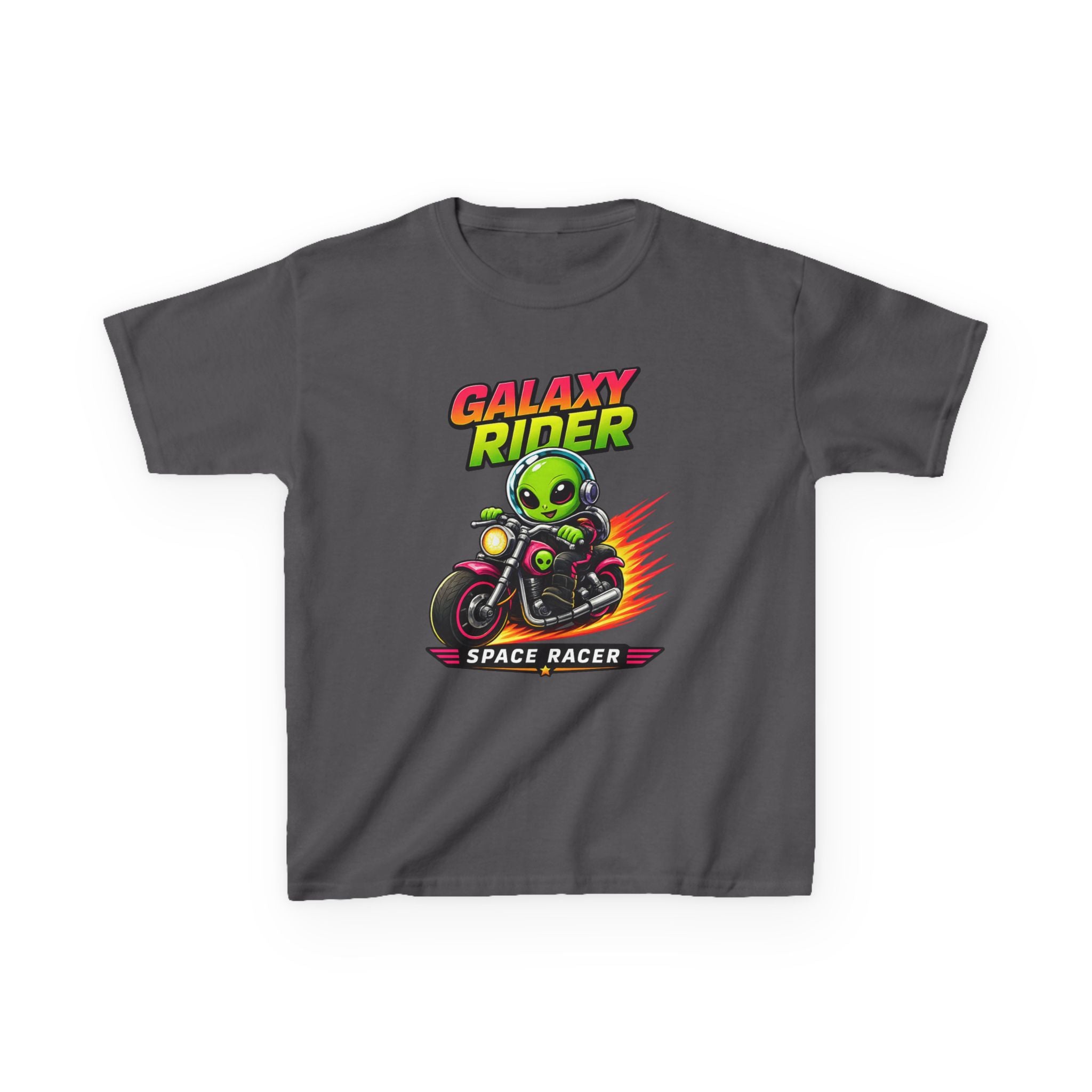 Alien Motorcycle - Kids T Shirt