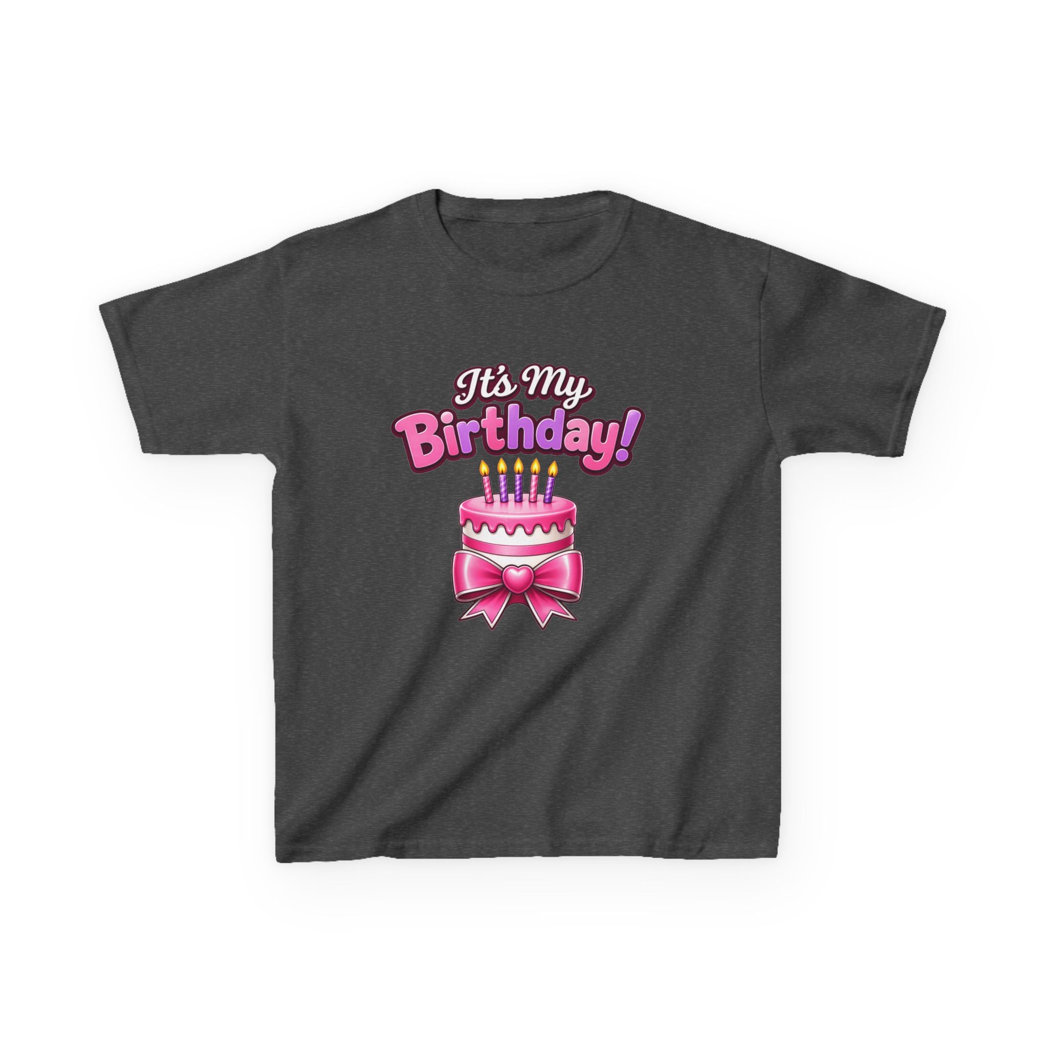 Kidxtr™ Kids Birthday Girl T-Shirt — 'It's My Birthday!' Celebration Graphic Tee